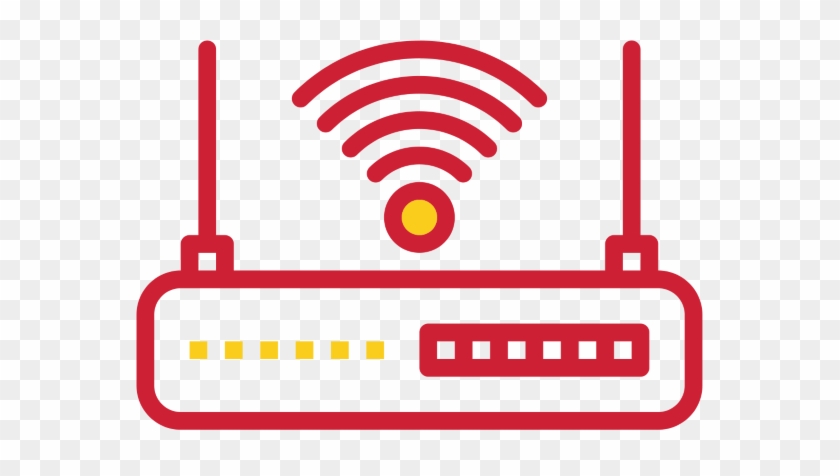 What Is A Mobile Hotspot - Wifi Router Line Icon #1694788