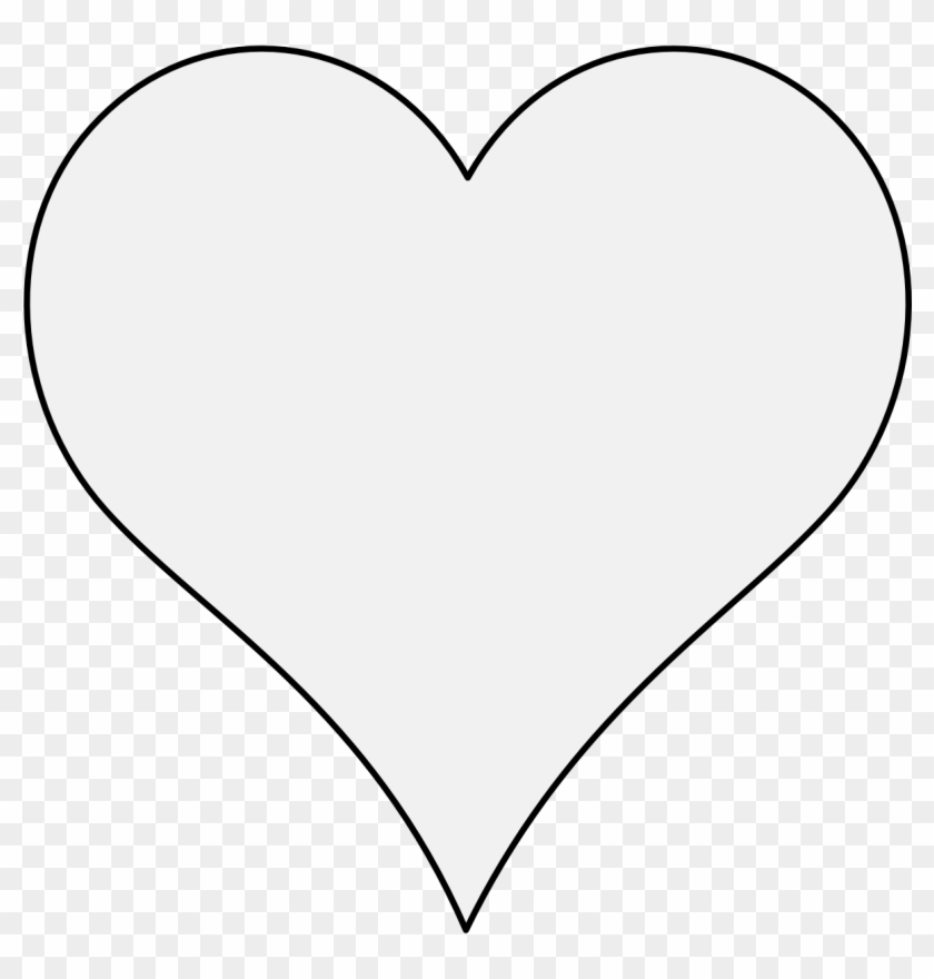 Pdf - White Heart Clipart #1694856