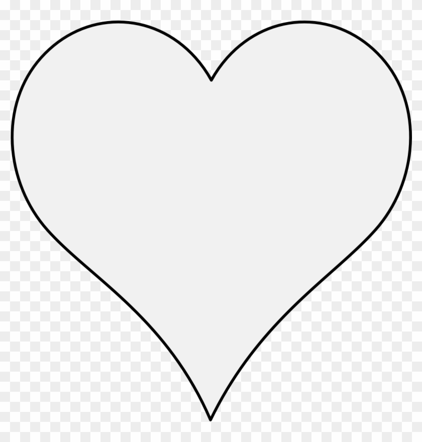 Pdf - White Heart Clipart #1694856