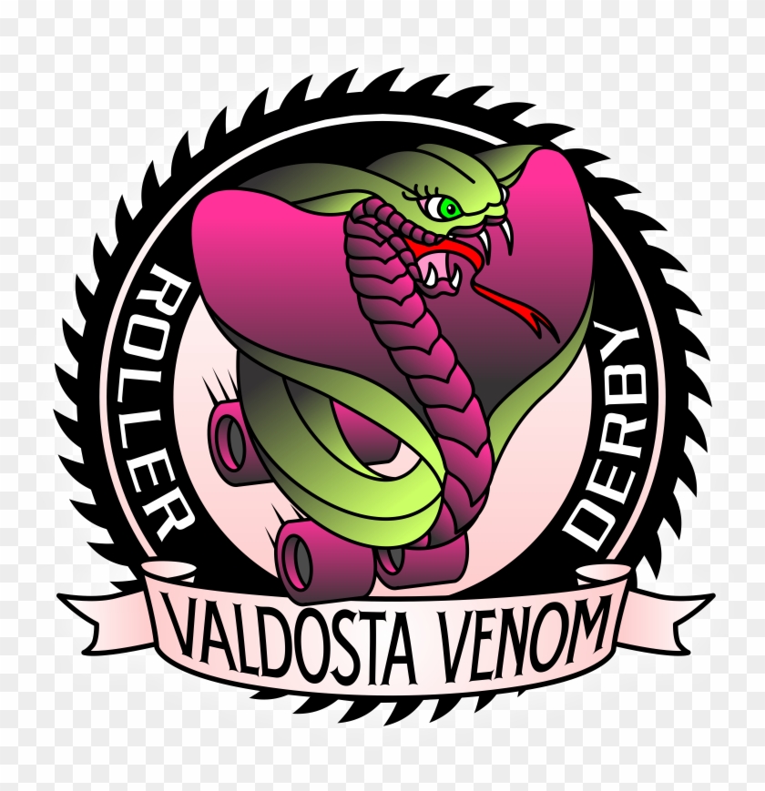 Valdosta Venom Roller Derby 1 By Foreverking - Saw Blade #1694967