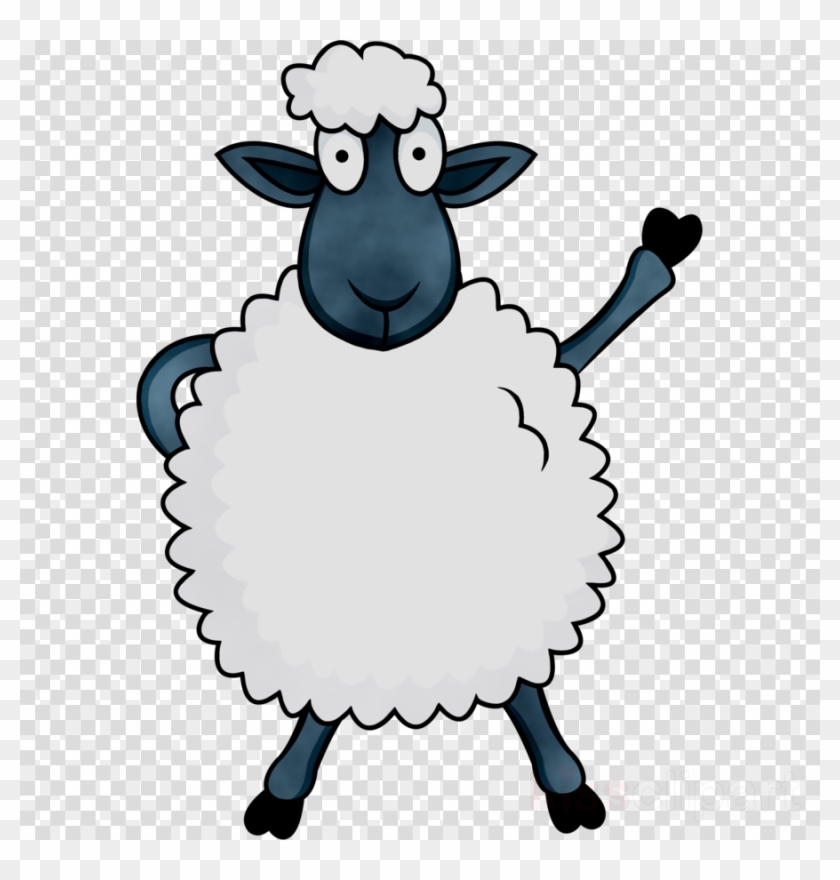 Sheep Cartoon Clipart Sheep Royalty-free Cartoon - Mahatma Gandhi 2 October #1695025