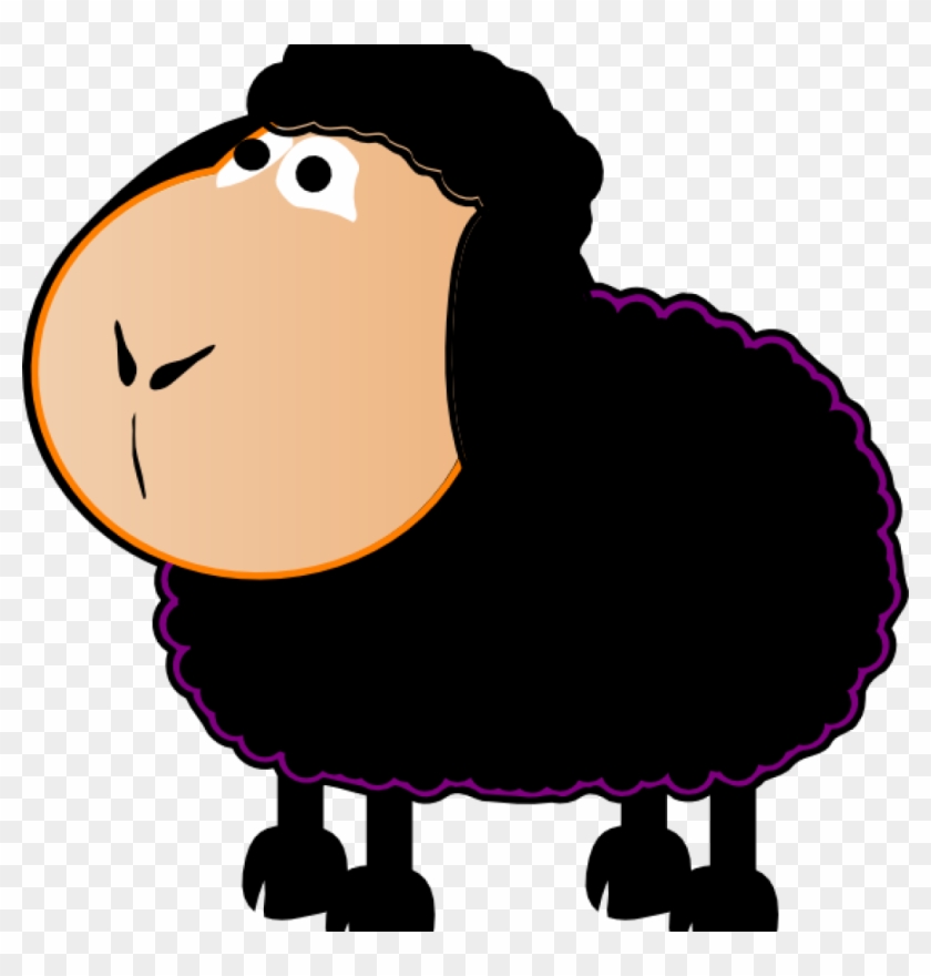 Black Sheep Clipart Black Sheep Clip Art At Clker Vector - Baa Baa Black Sheep Clip Art #1695038