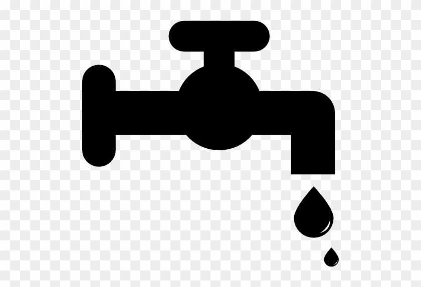 Water Drops Clipart Water Faucet - Grifo De Agua Icono #1695159