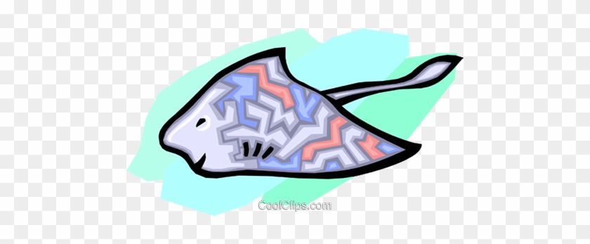 Manta Ray Royalty Free Vector Clip Art Illustration - Illustration #1695176