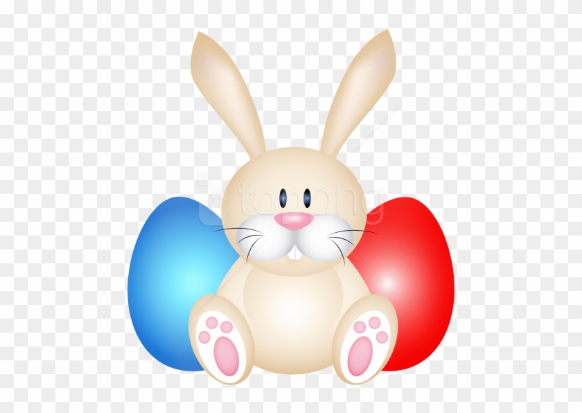 Free Png Download Easter Rabit Whit Eggs Clipart Png - Domestic Rabbit #1695282