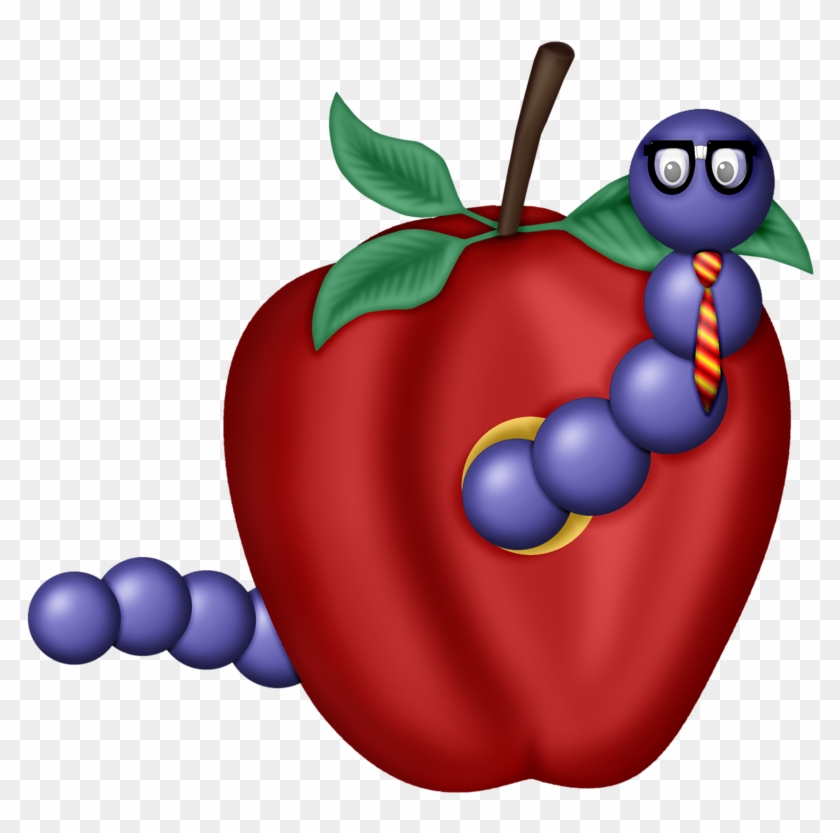 Caterpillar In An Apple Png #1695350