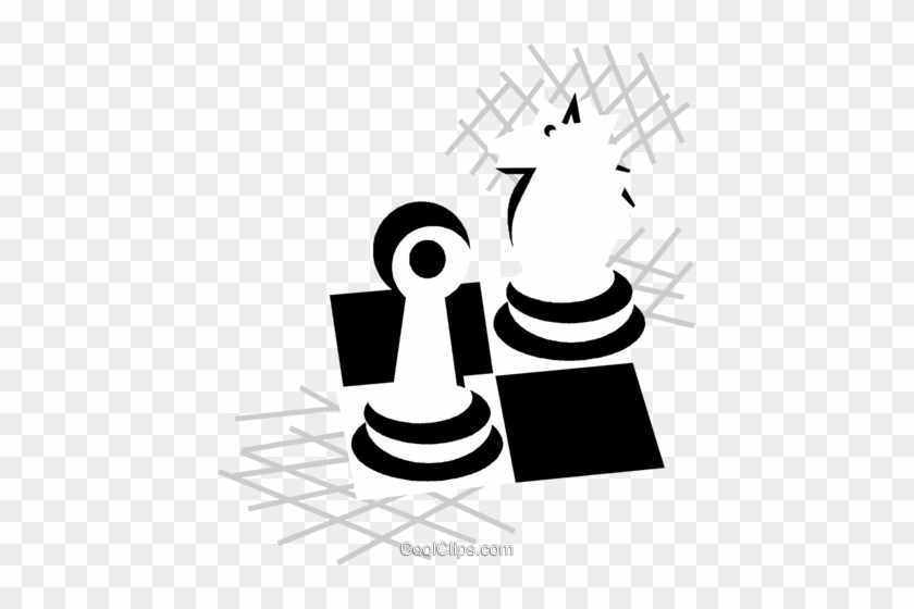 Chess Pieces Royalty Free Vector Clip Art Illustration - Illustration #1695549