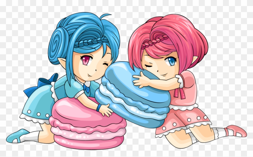 #scmacaroons #macaroons #girl #food #anime #candy #ftestickers - Macaron #1695564