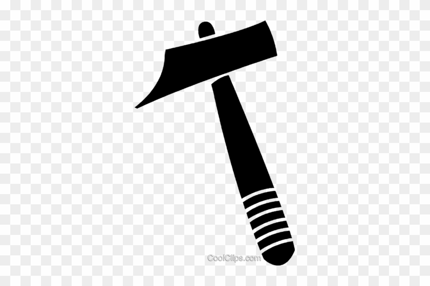 Wooden Mallet Royalty Free Vector Clip Art Illustration - Monoplane #1695625