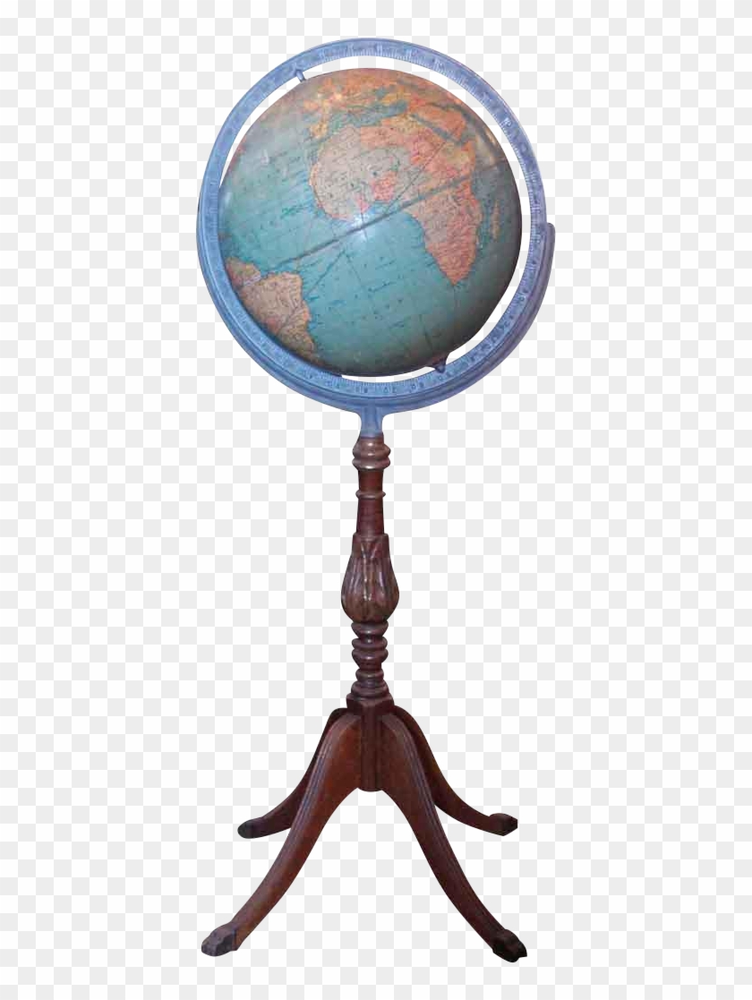 Vintage Globe With Carved - Globe #1695642