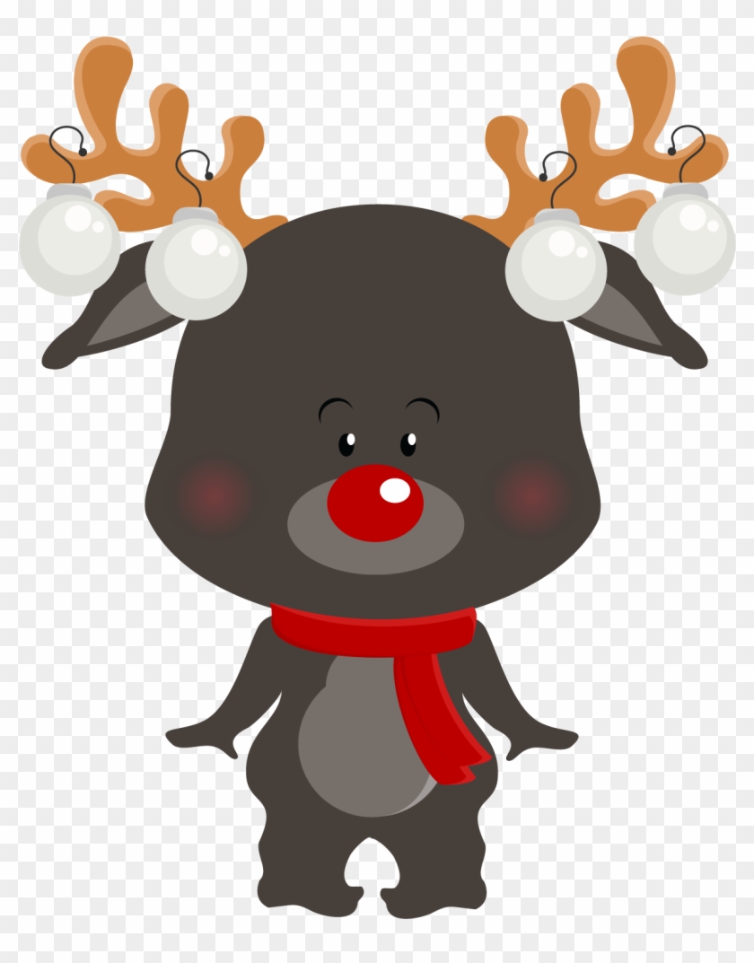 Rudolph Red-nosed Reindeer - Cartoon - Free Transparent PNG Clipart Images  Download