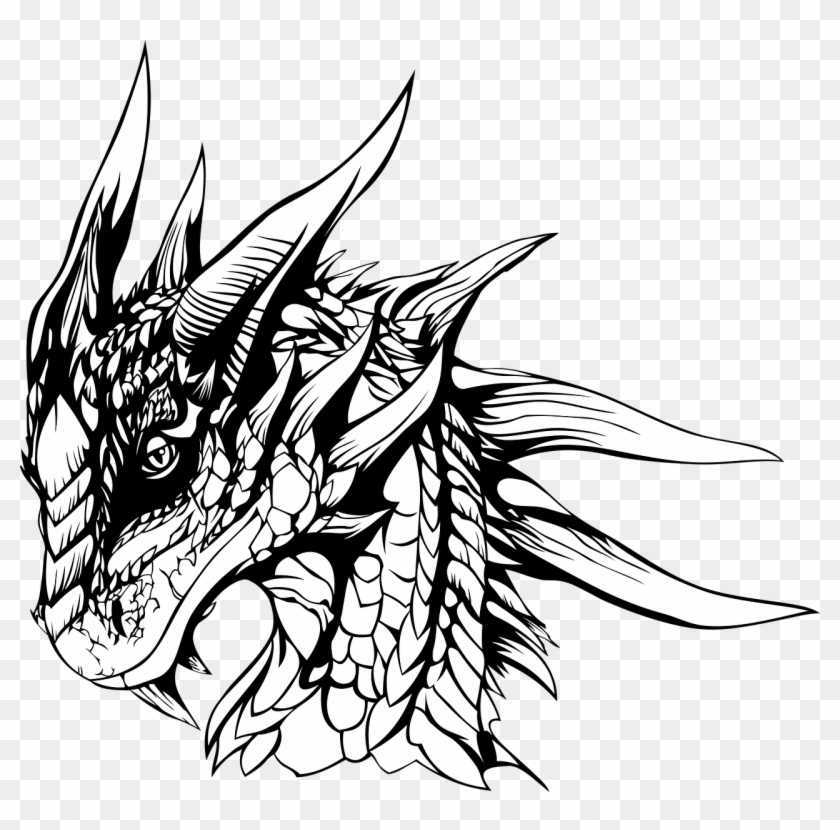 Creature Drawing - - Dragon Sketch Png #1695999