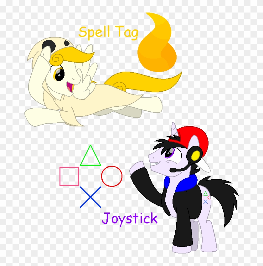 “i've Decided To Draw Gamer And Ghost As Ponies, And - Cartoon #1696046