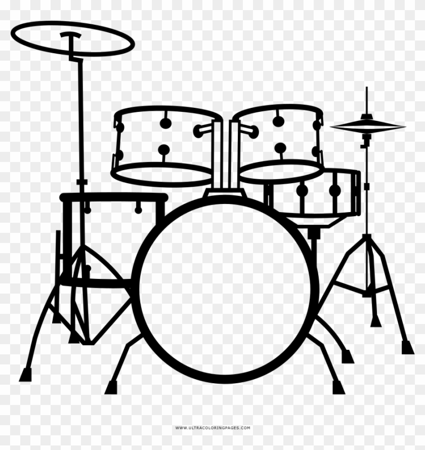 Drum Kit Coloring Page - Drums #1696063