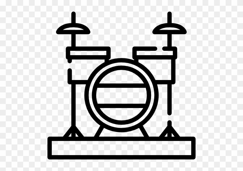 Drum Set Free Icon - Vector Graphics #1696067