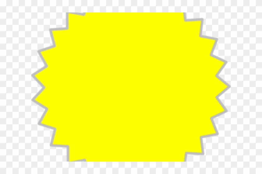 Comic Clipart Yellow Burst - Buchkantine #1696117