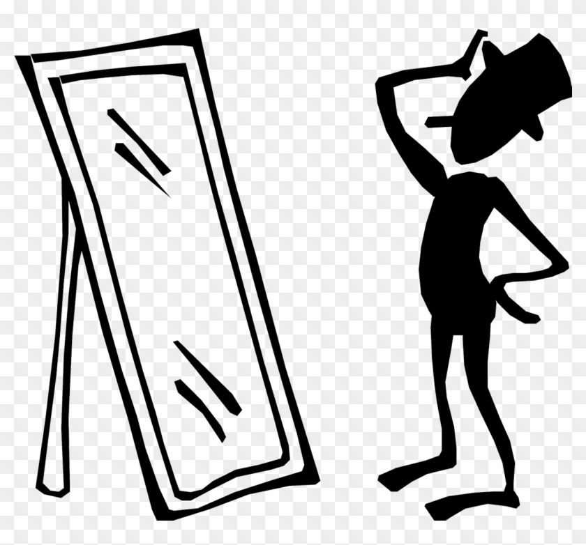 When God Looks At Us, He Sees Us As We Really Are - Person Looking In Mirror Cartoon - Free Transparent PNG Clipart Images Download When God Looks At Us, He Sees Us As We Really Are - Person Looking In Mirror Cartoon - Free Transparent PNG Clipart Images Download