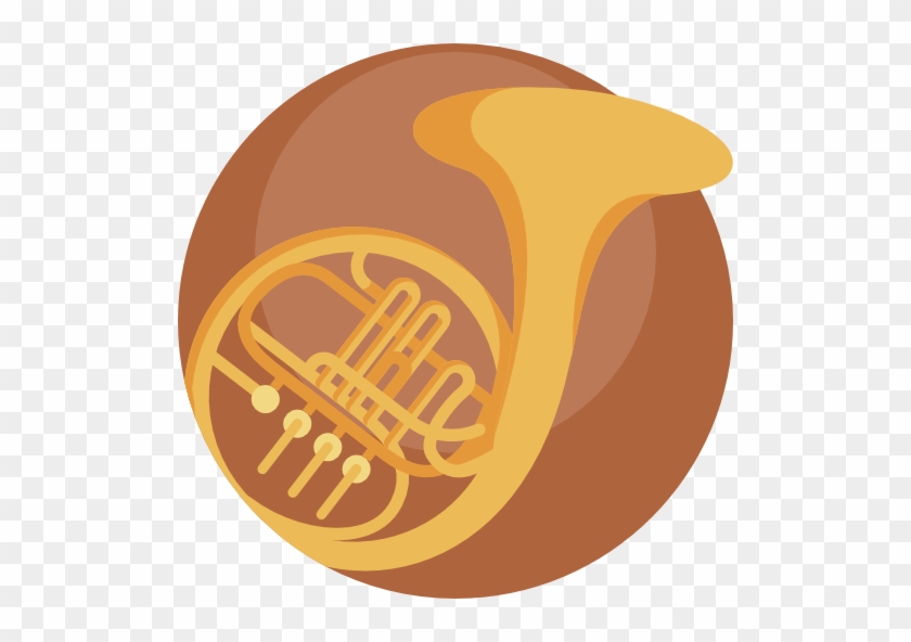 French Horn Free Icon - Illustration #1696288