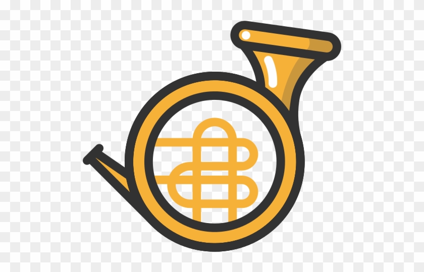 French Horn Png File - French Horn Icon Png #1696292