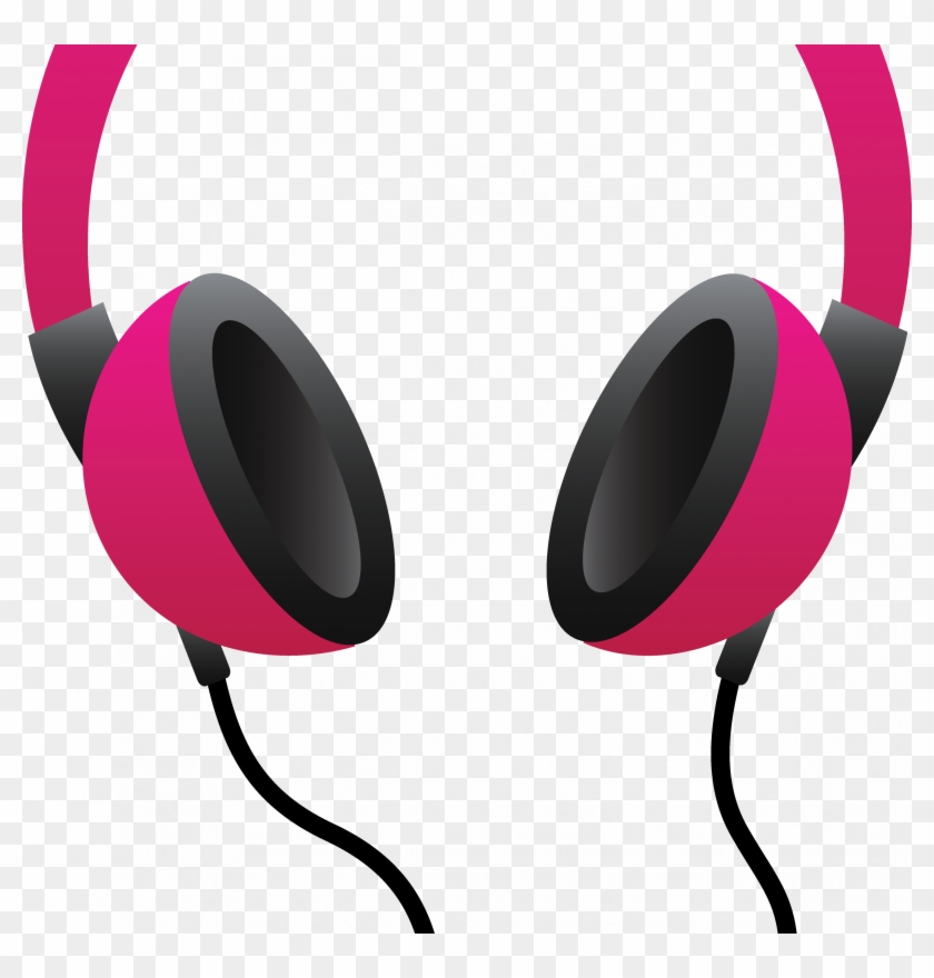 Headphones Clipart Clipart Hd - Clipart Pink Headphones Png #1696311