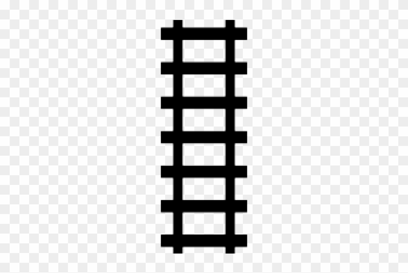 Railroad Tracks Clipart Train Signal - Train Track Clipart #1696432