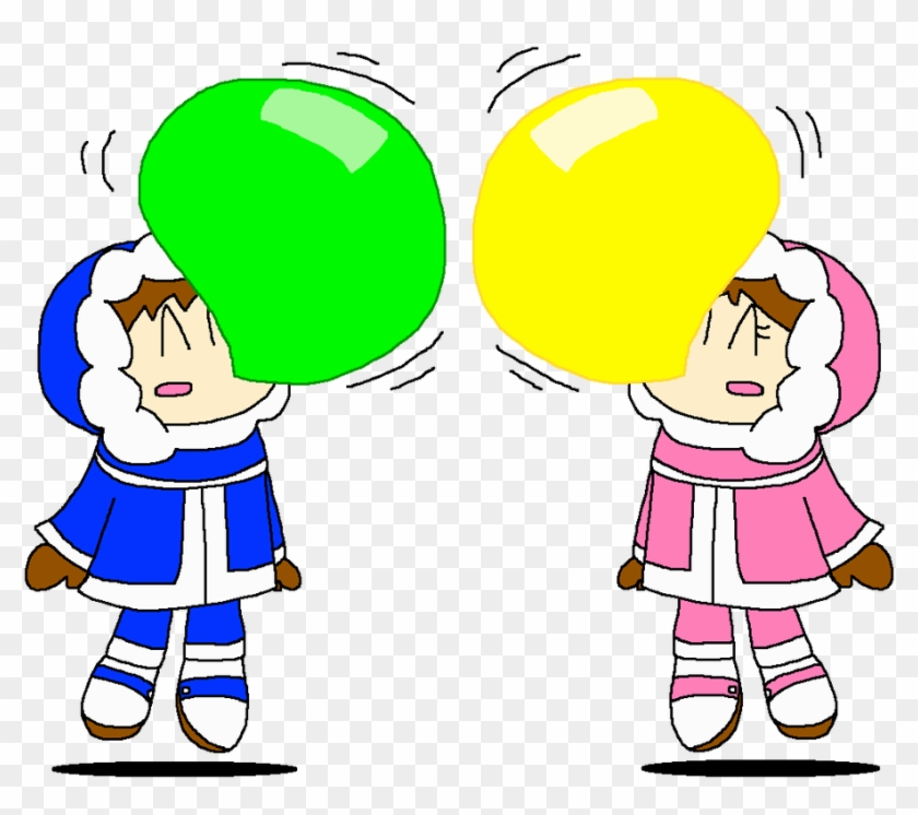 Ice Climbers Popo And Nana Bubble Gum Air 2 By Pokegirlrules - Ice Climbers Popo #1696459