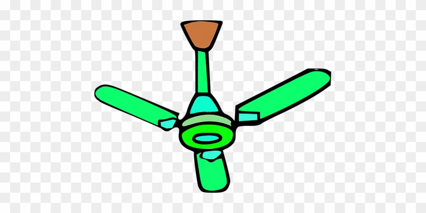 Ventilator, Fan, Air, Ceiling Fan, Wind - Ceiling Fan Clip Art #1696641