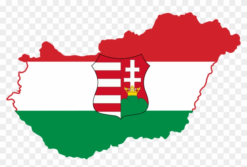 Hungary Info Erasmus Life - Map Of Hungary With Flag #1696744