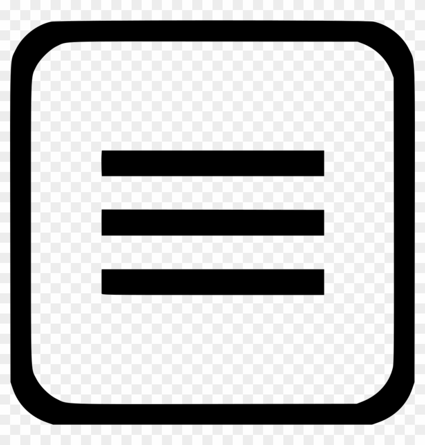 Menu Bar Sign Label Comments - Boton De Menu Png #1696769