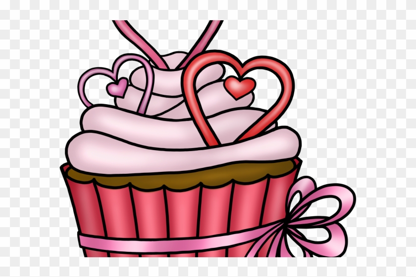 Sale Clipart Cupcake - Valentines Cake Clip Art #1696792
