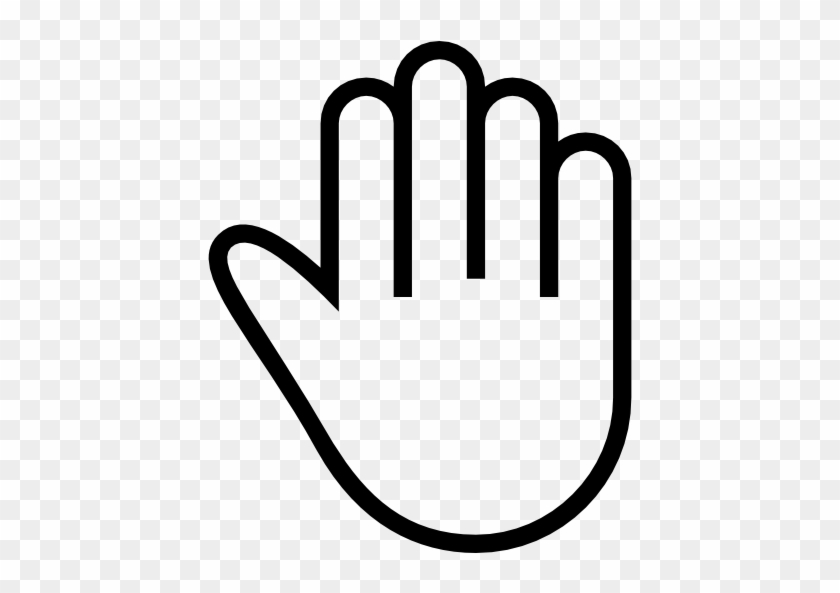 High Five Stroke Gesture Symbol Free Icon - Hand Icon Free Vector #1696824
