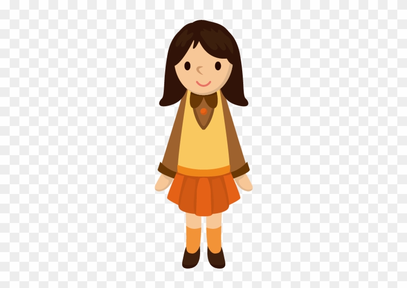 Drawing Girls Human - Girl Student Cartoon Png #1696866