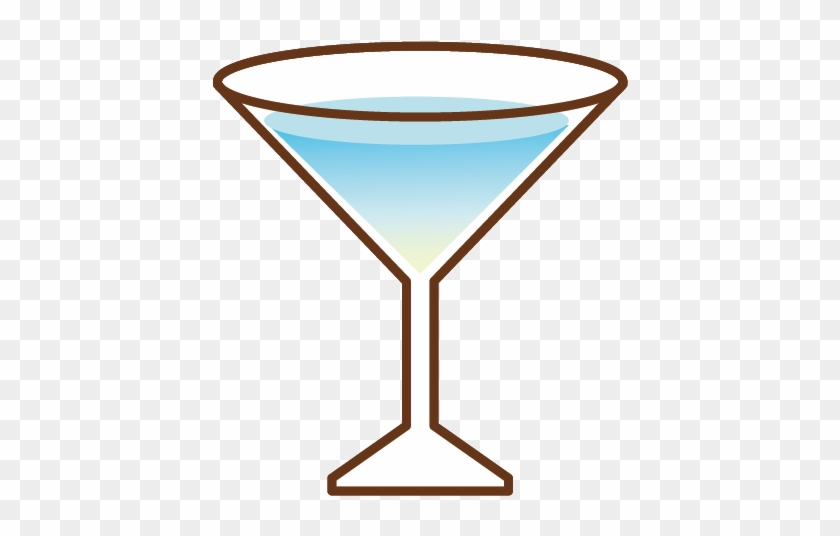 Martini Cocktail Transprent Png - Cartoon Martini Glass #1696920