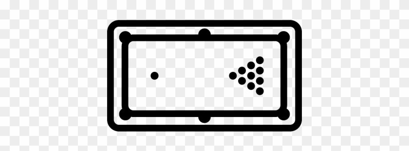 Billiards Table Vector - Mesa De Billar Vector #1696951