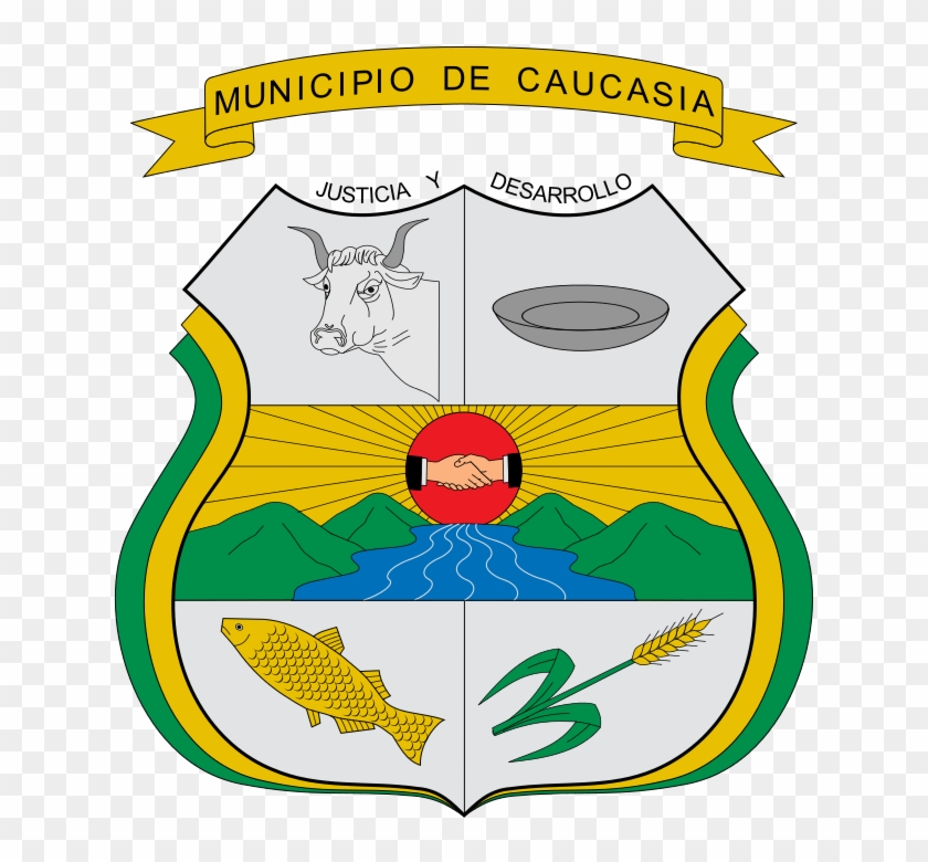 Escudo De Caucasia - Escudo Municipio De Caucasia #1697102
