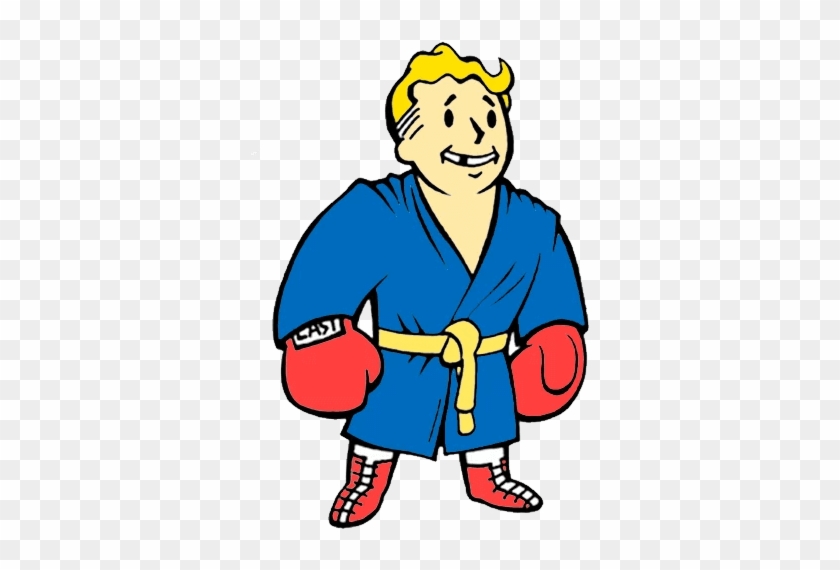 Боксирую Boxer Boxing Transparent Png Sticker - Vault Boy Boxing #1697144