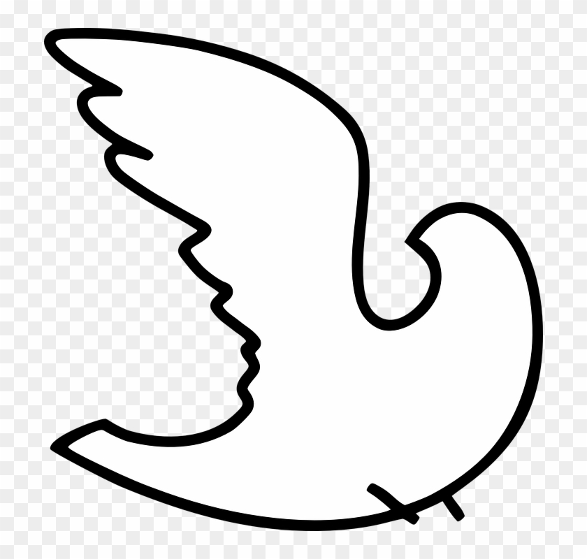 Dove Pigeon Peace - Dove Icon Png White #1697161
