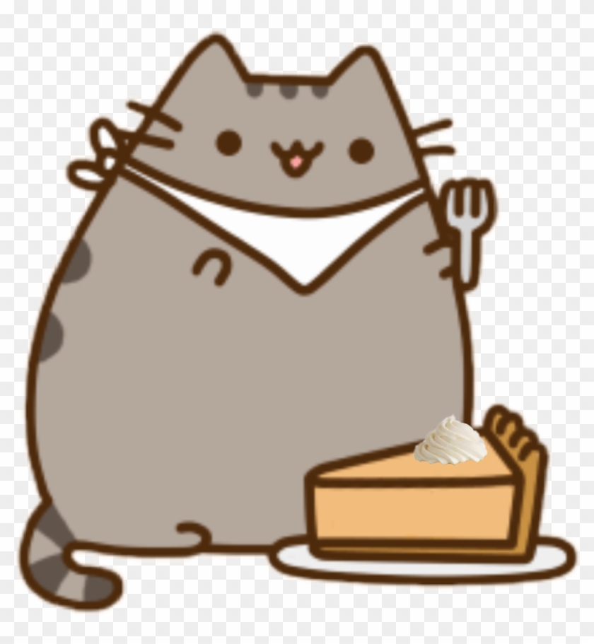 #scpumpkinpie #pumpkin #pie #pusheen #cake #cute #tumblr - Pusheen Cat Pie #1697189