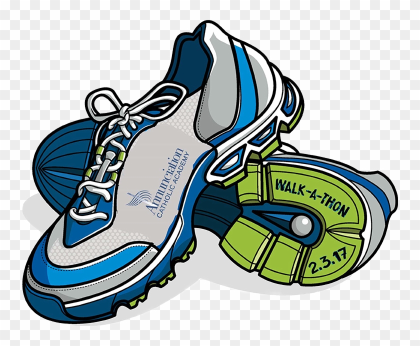 Pin Walk A Thon Clipart - Running Shoes #1697280