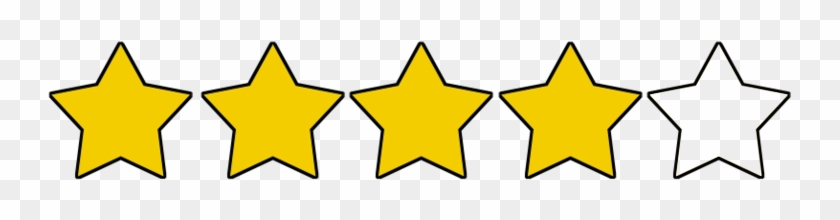 My Rating And Review - 4 Star Rate Png #1697463
