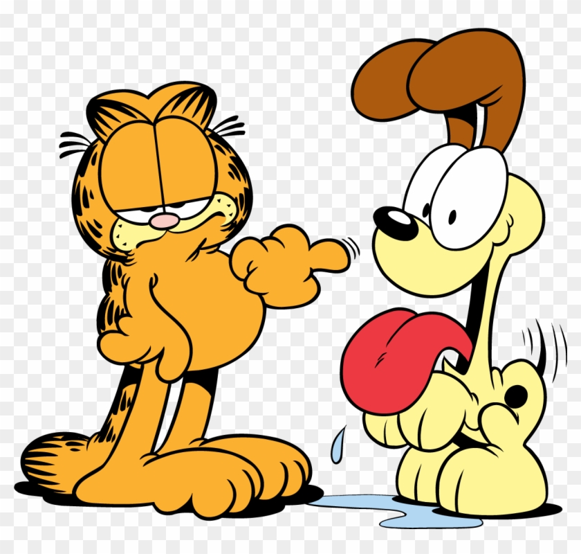 Odie Hugging Garfield - Garfield Website #1697471