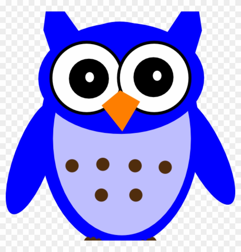 Blue Owl Clip Art Blue Owl Clip Art At Clker Vector - Brown Owl Clipart Png #1697522