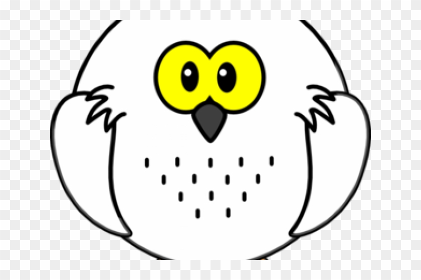 Snowy Owl Clipart Branch - Cartoon Owl #1697531