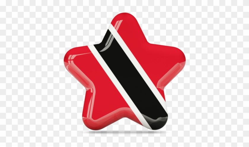 Illustration Of Flag Of Trinidad And Tobago - French Star Flag #1697608