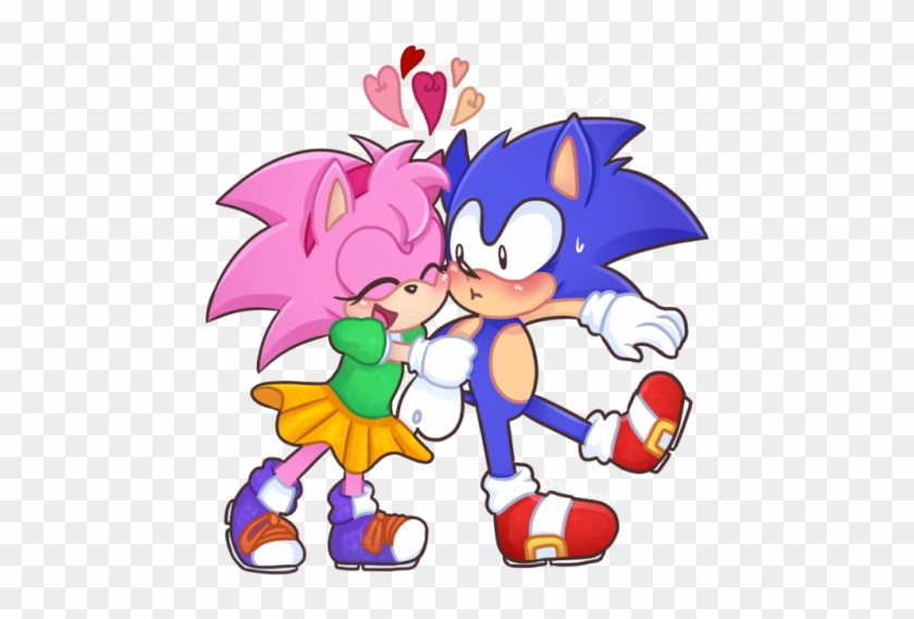 Sonic The Hedgehog Clipart Classic Sonic - Sonic And Amy Classic #1697759