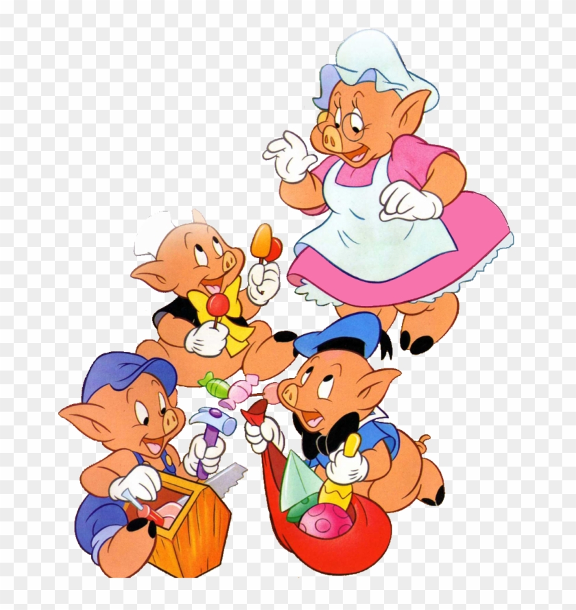 Three Little Pigs, Stories For Kids, Paper Toys, Nursery - Mama De Los 3 Cerditos #1697765