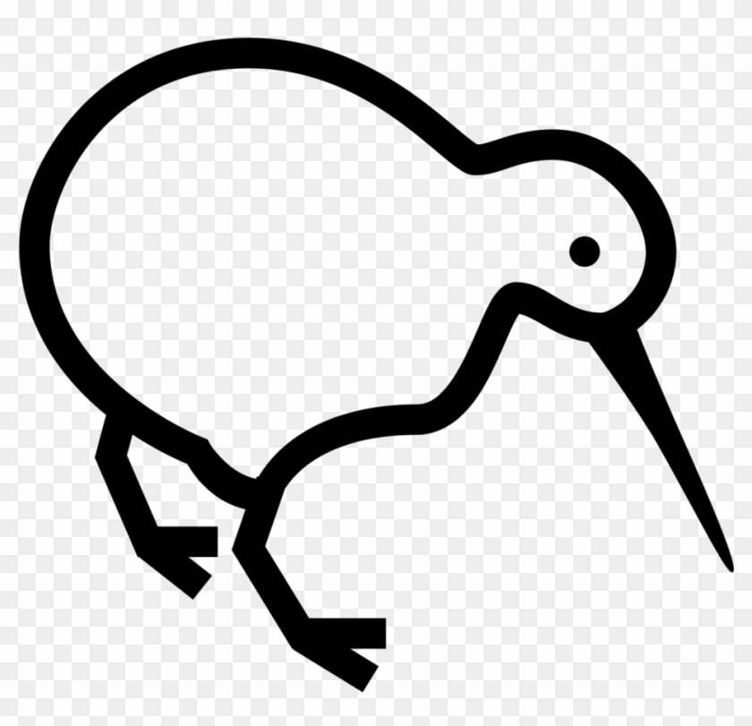 Kiwi Bird Drawing 40 Clipart - Nz Kiwi Bird Outline #1697771