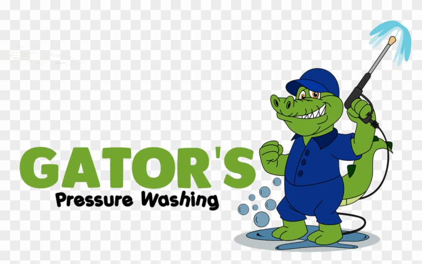 Gator's Pressure Washing - Cartoon #1697833