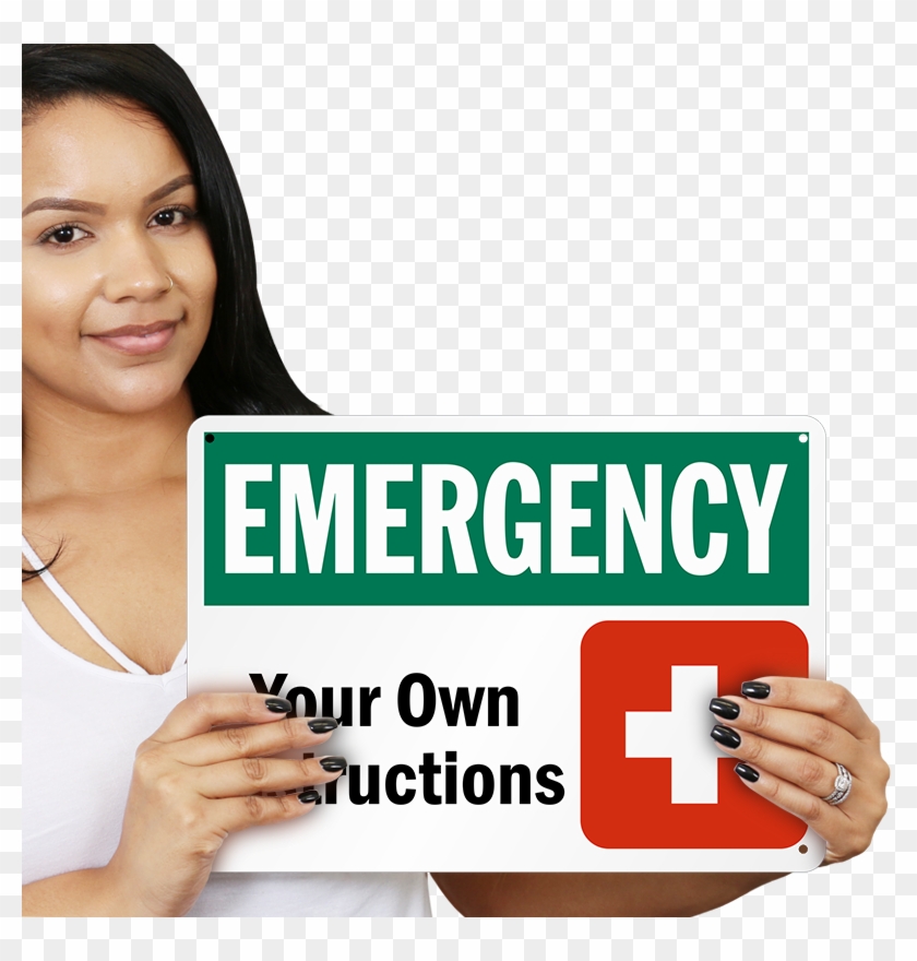 Custom Osha Emergency Sign - Emergency Evacuation Assembly Area Sign #1697865