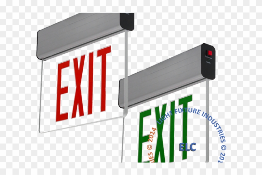 Exit Clipart Emergency Lighting - Street Sign #1697870